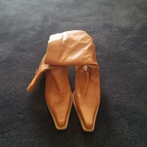 Stylish Soft Leather Cowboy Boots